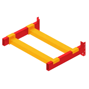 Welded Panel Support Bar for Frame Depth = 1000mm, 400Kgs/bar